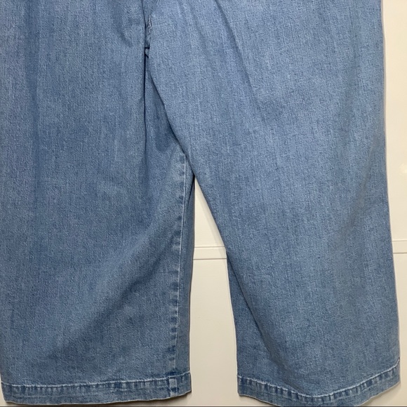 Madewell Pleated Wide-Leg Jeans Plus Size - Picture 8 of 15